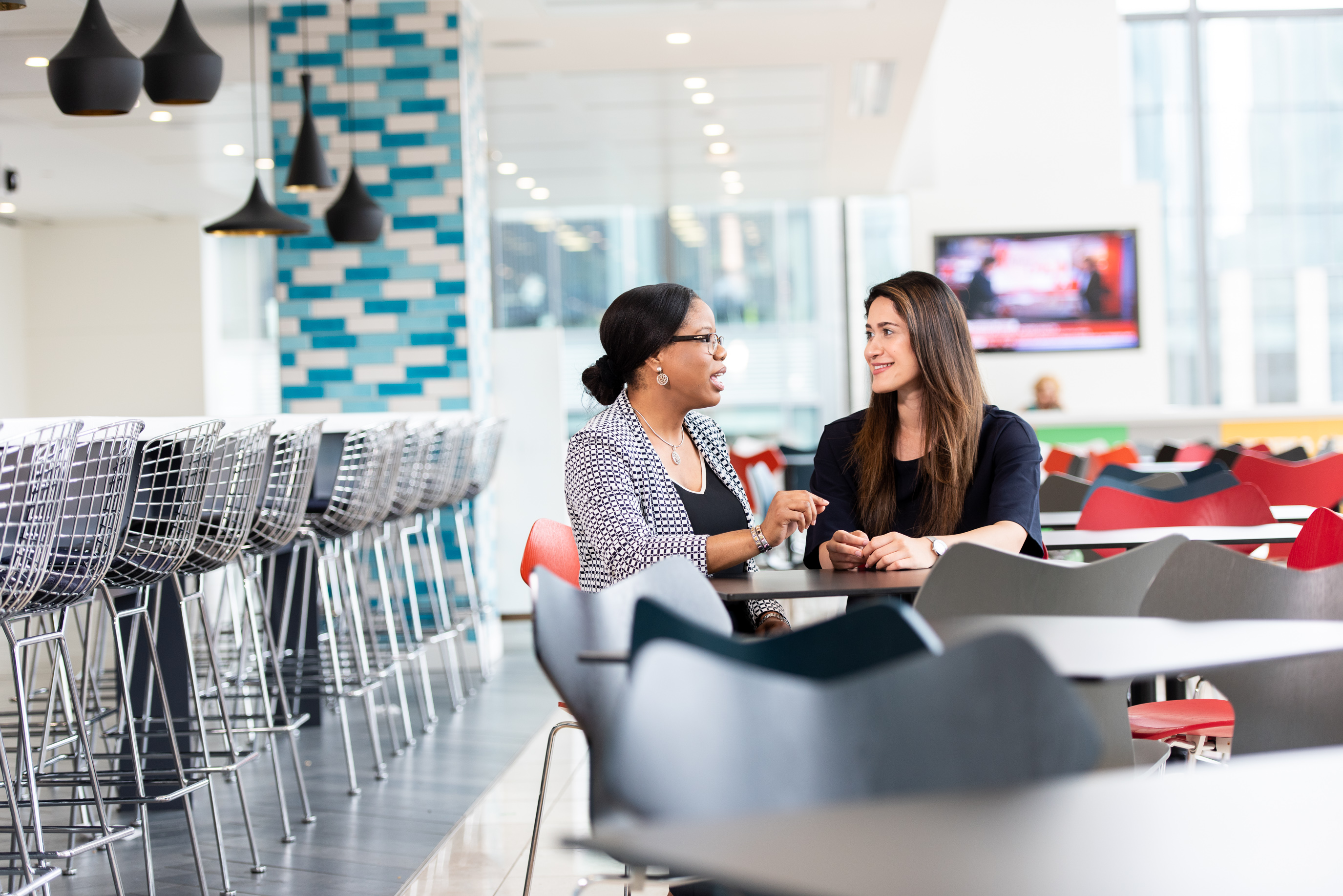 Informal meeting between colleagues